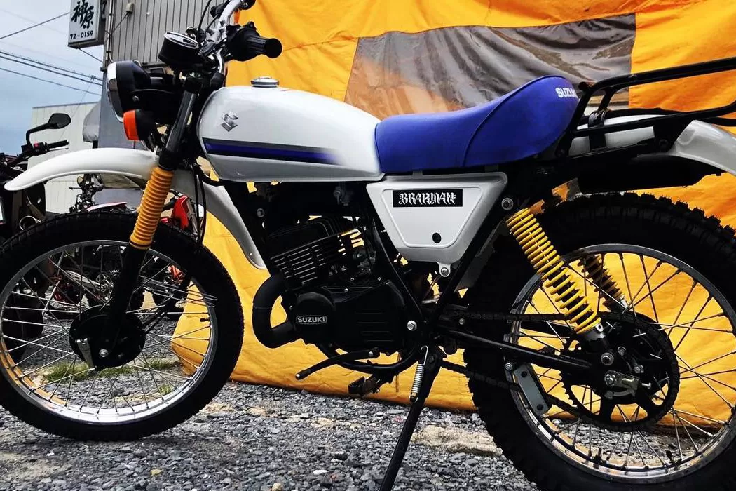 TF125点検タイヤ交換