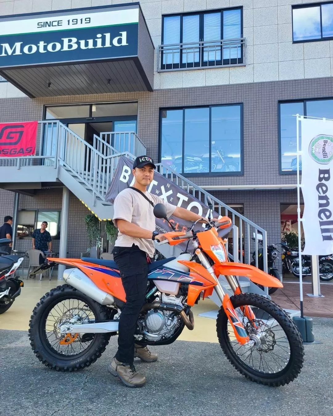 納車KTM「250EXCF」
