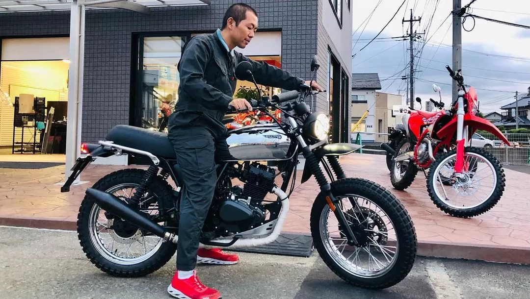 試乗車「フェルスベルグ125XC」