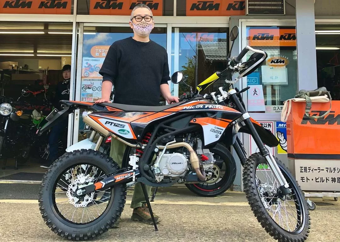 納車nicot「pt125」