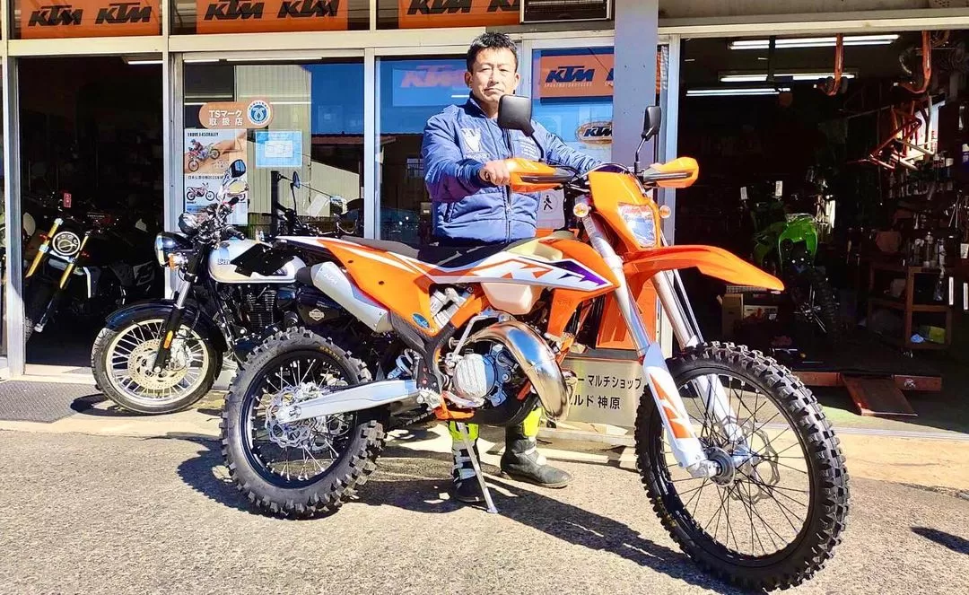 納車KTM「150EXC」