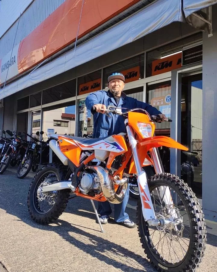 納車 KTM「250EXC」