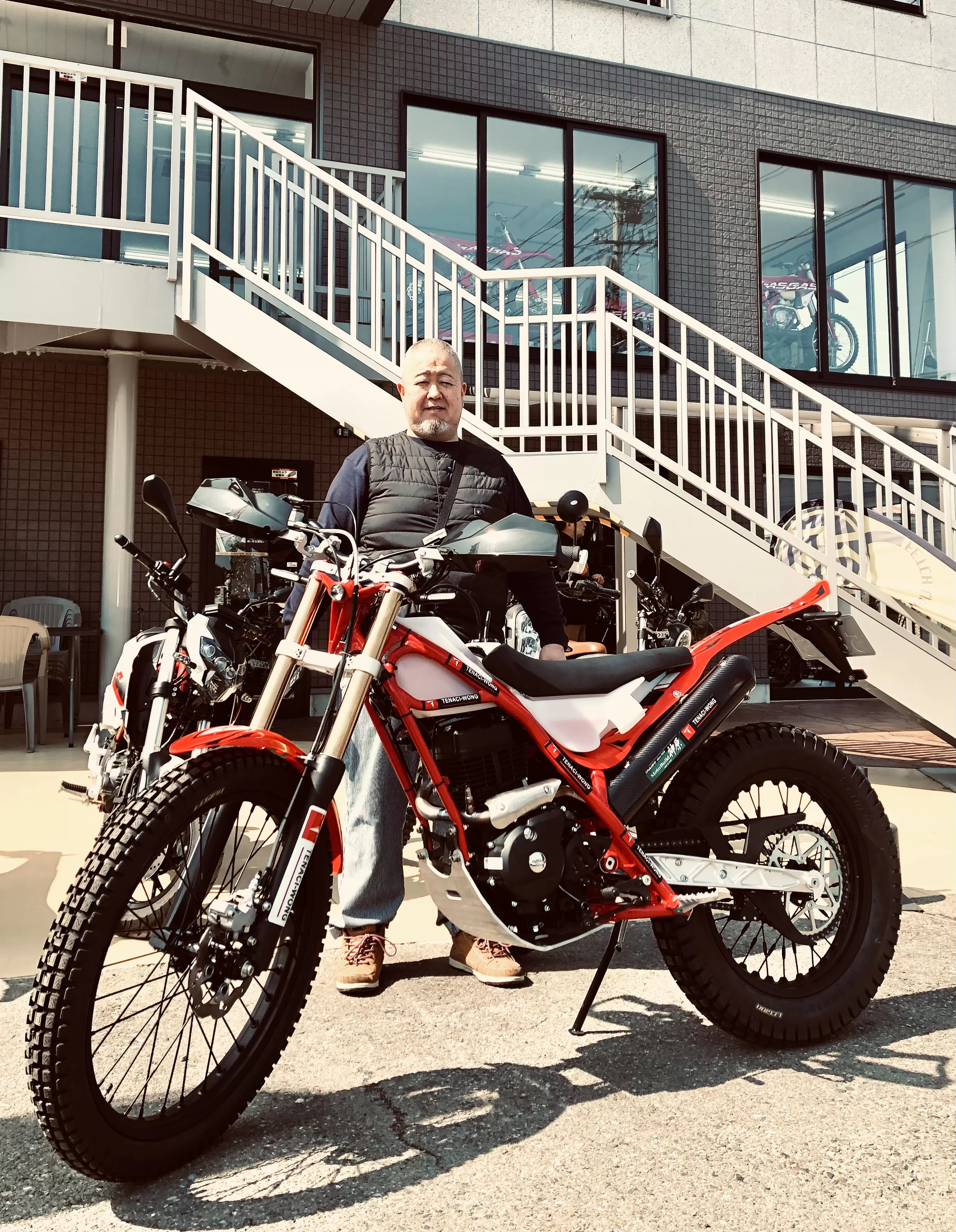 納車#テナシオン　トライアルバイク