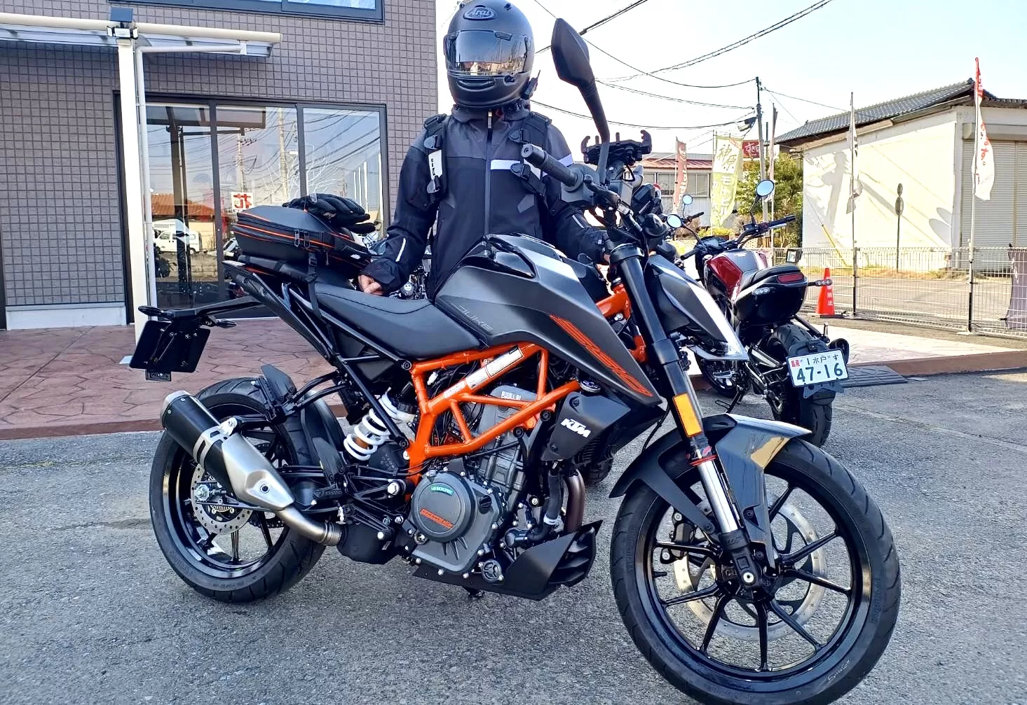 納車#KTM 390duke　