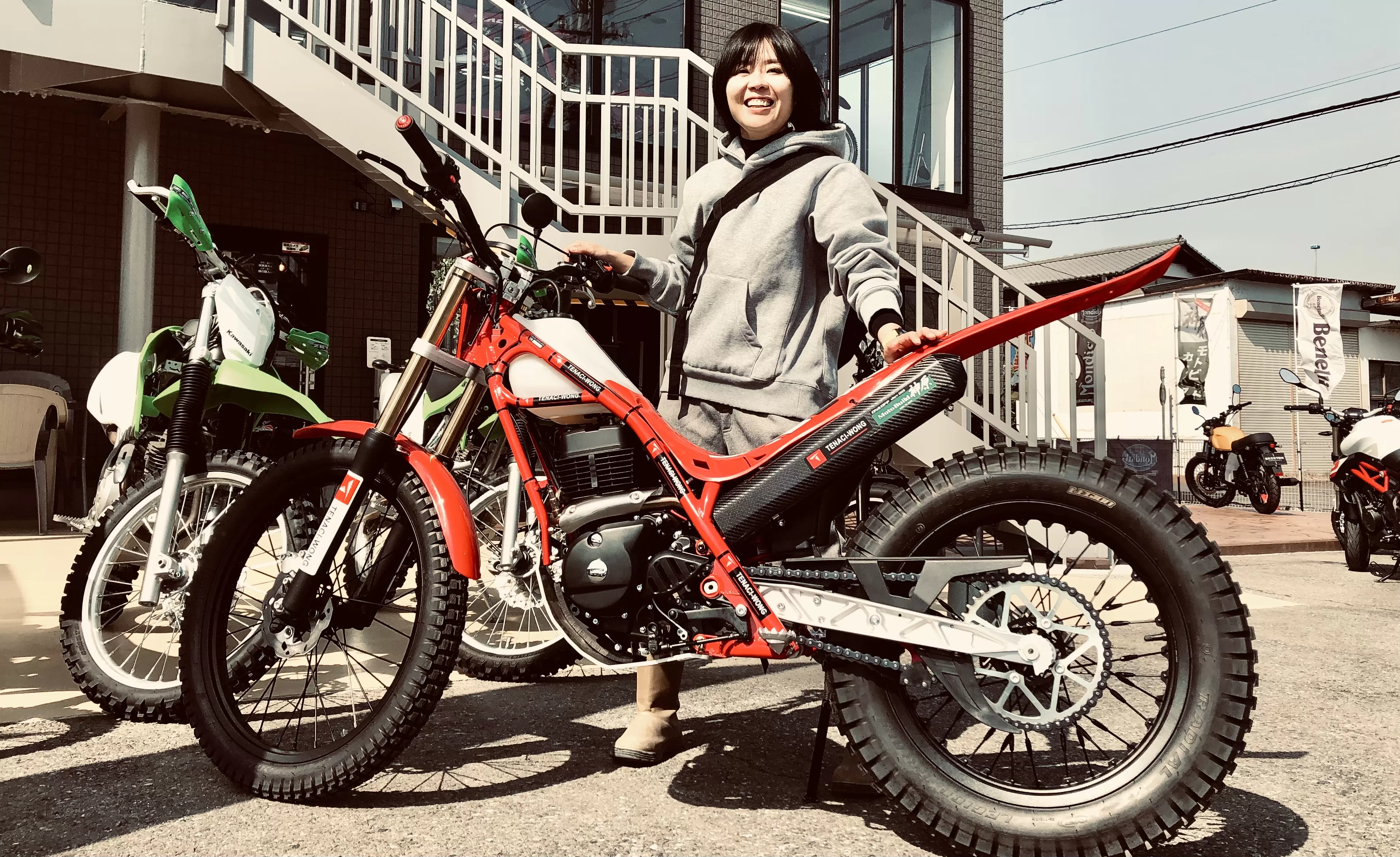 納車トライアルバイク　テナシオン