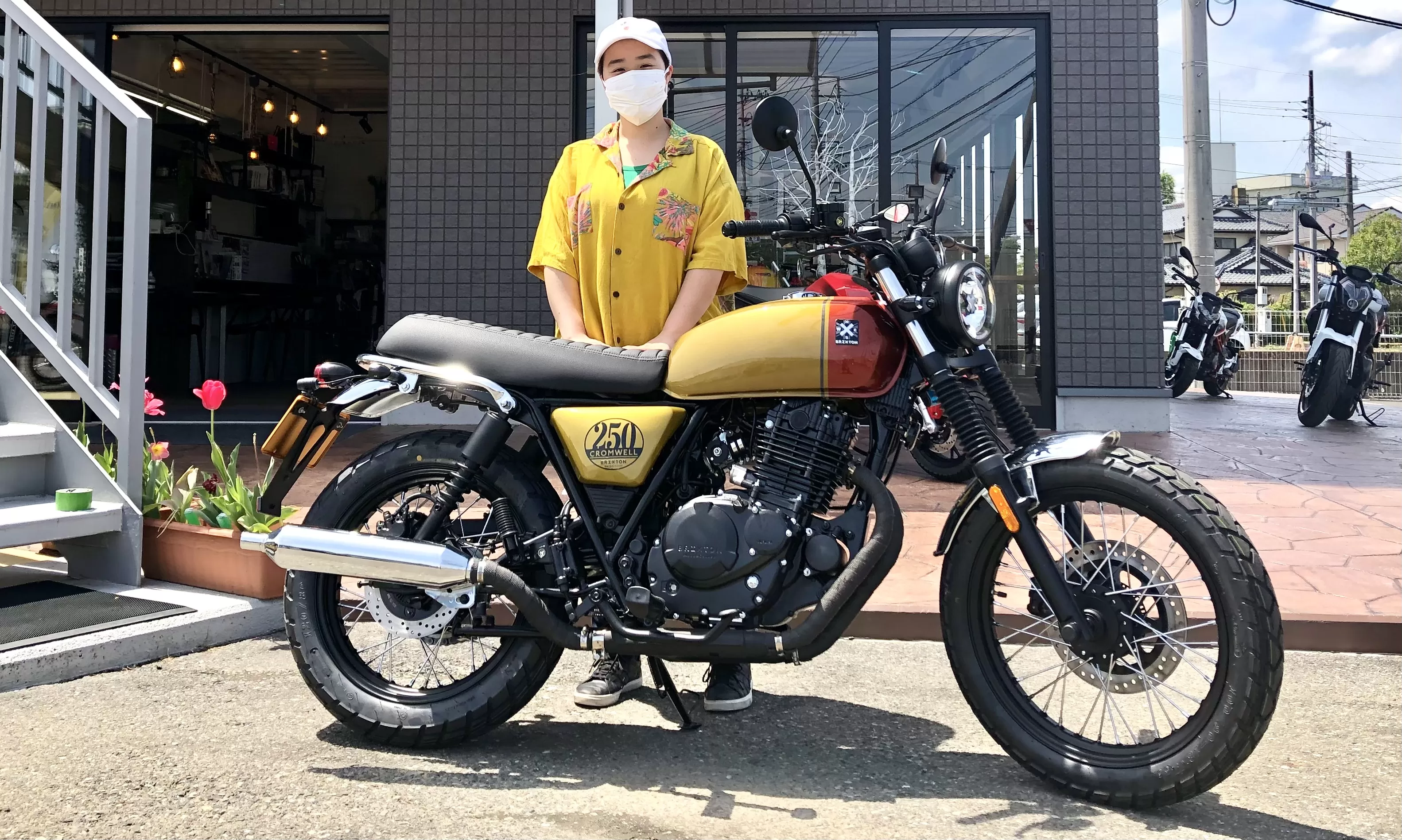 納車#ブリクストン　クロムウェル250