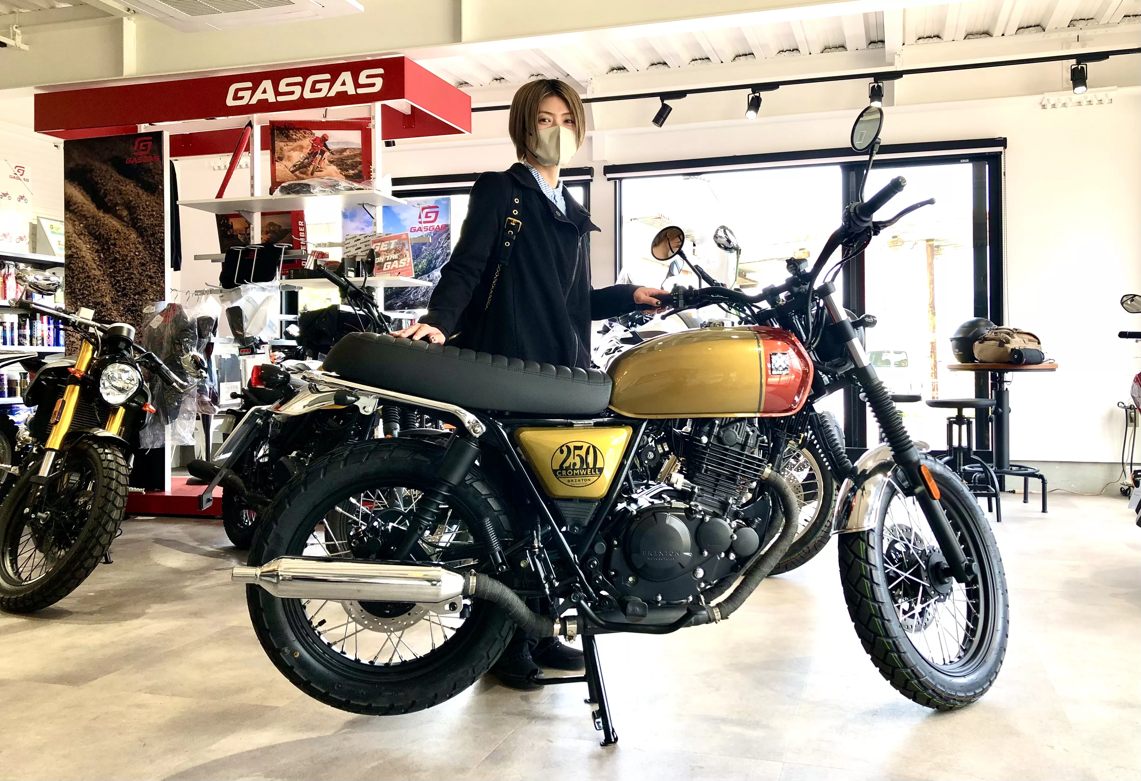 納車#ブリクストン #クロムウェル250