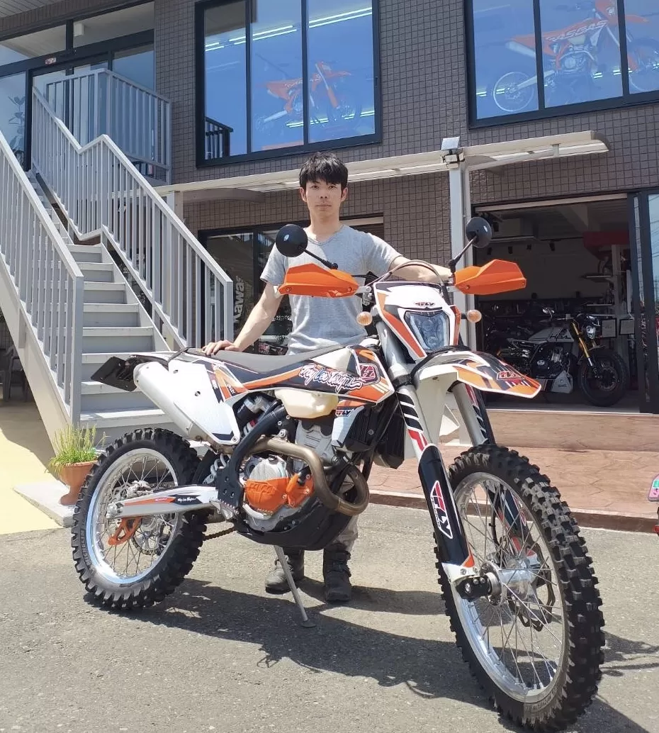 納車KTM 250excf