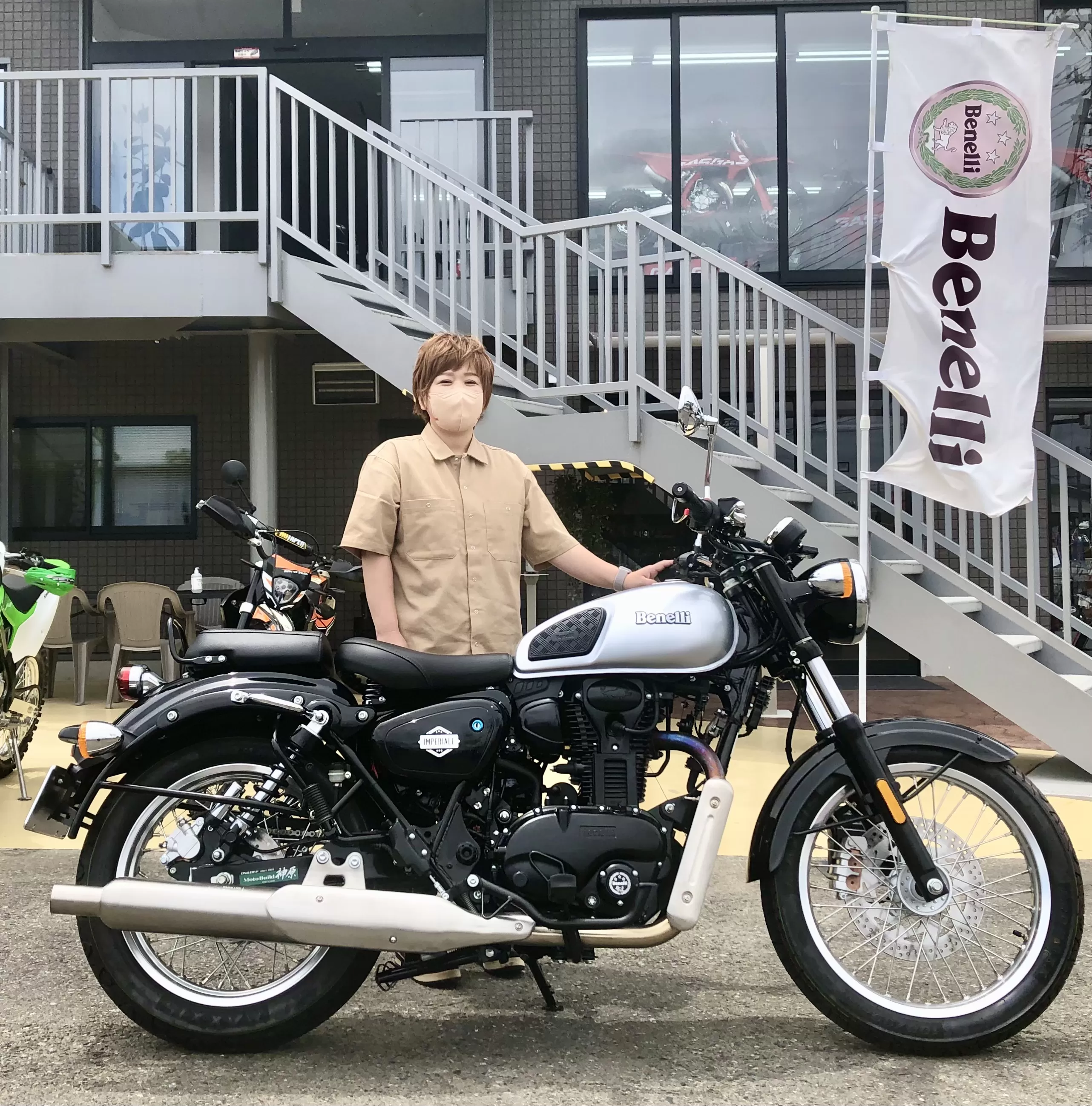 納車#ベネリ#インペリアーレ400