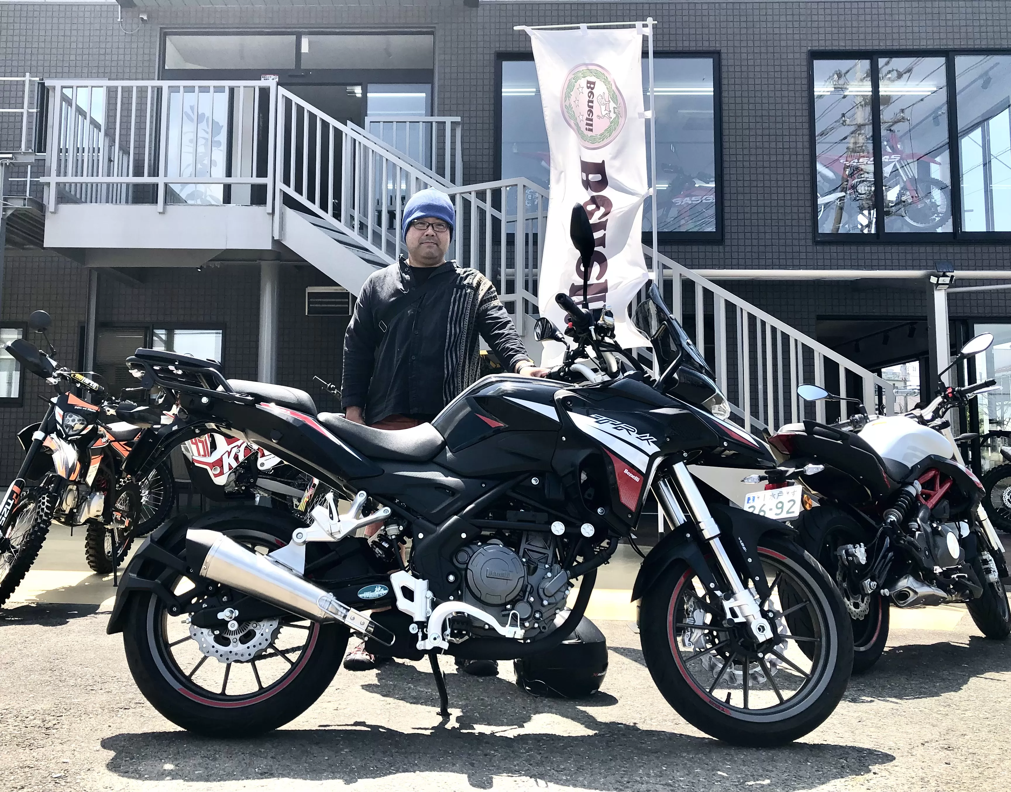 納車#ベネリ#TRK251