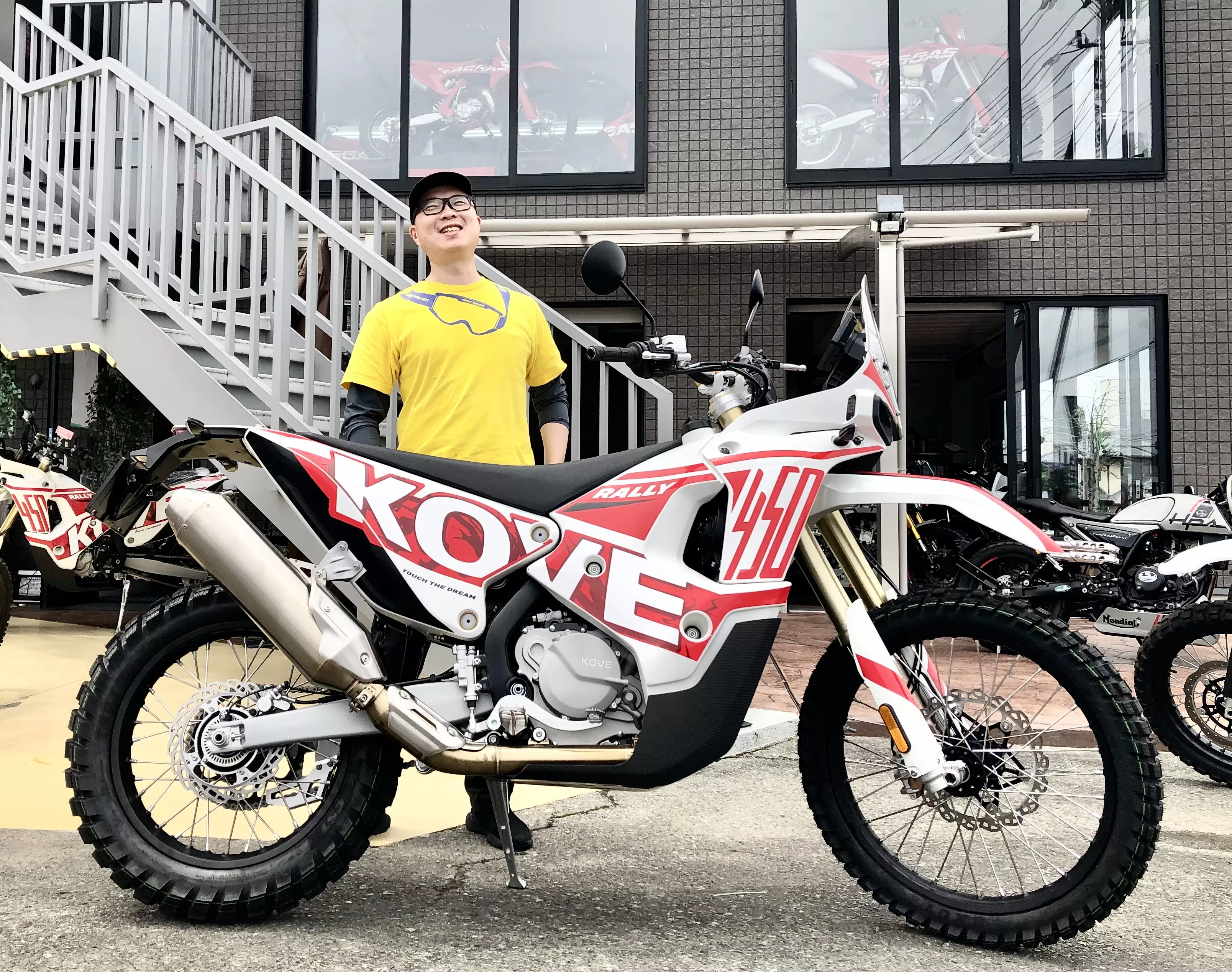 納車#KOVE#450rally 