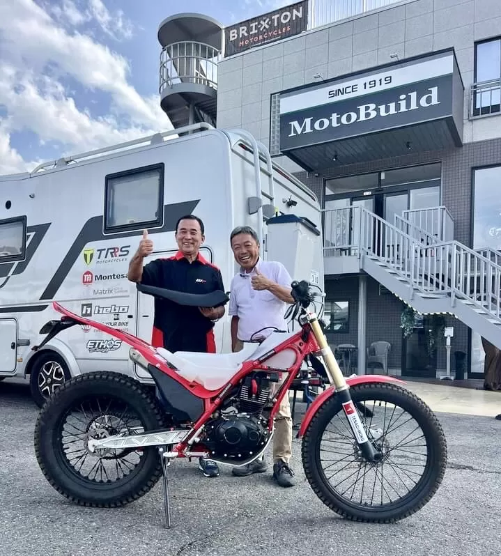 エトス近藤さんとテナシオン125ご来店