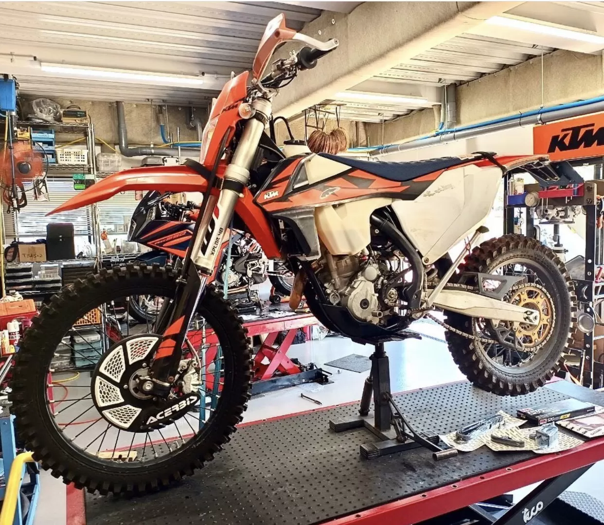 250excf 駆動系整備