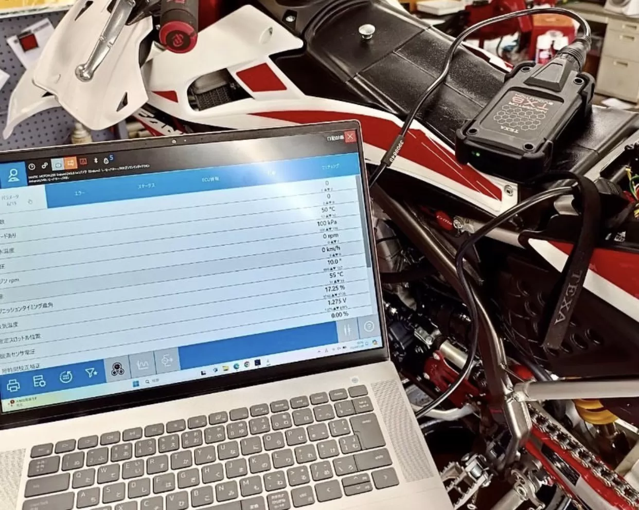 ファンティックXEF250初回点検