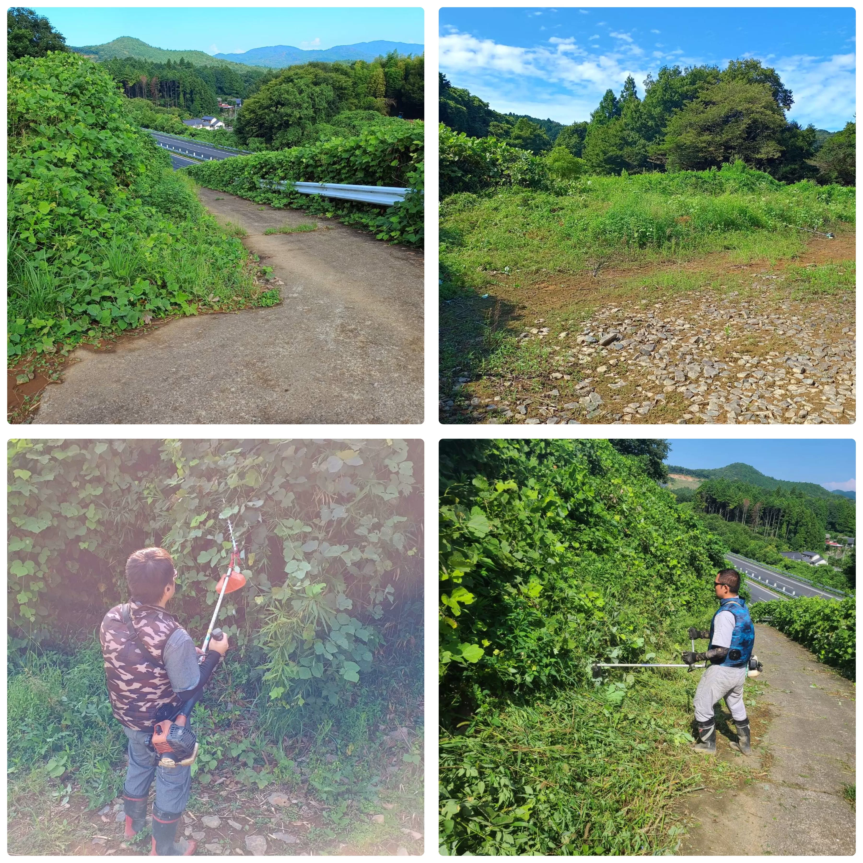 8月モトビルドオフロードコース整備