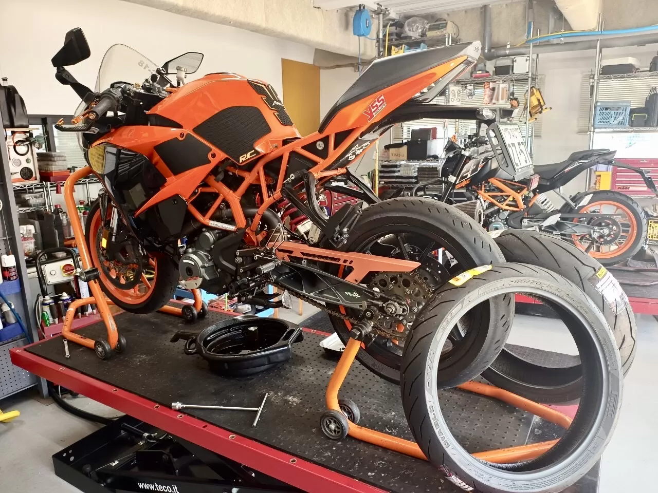 KTM RC390車検整備