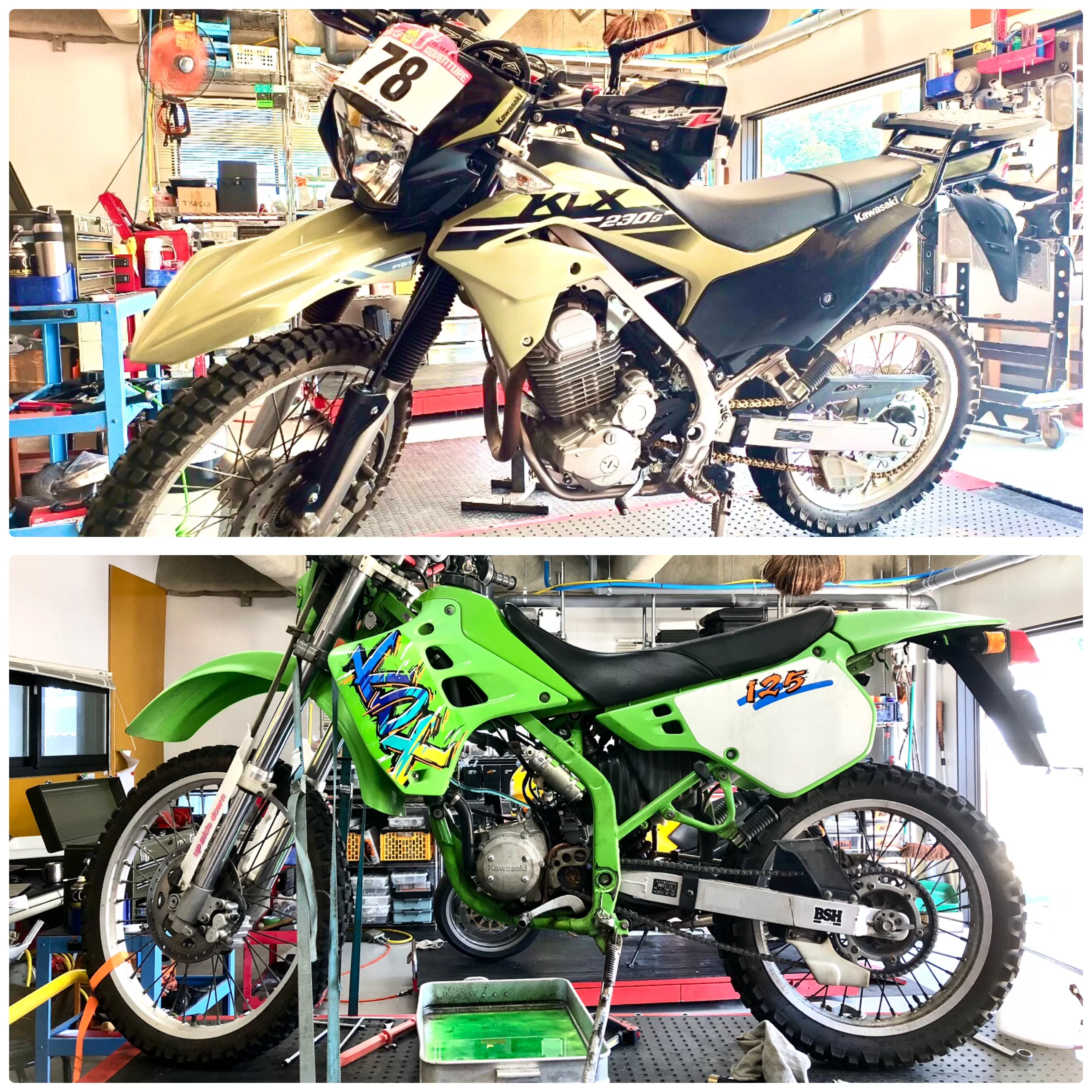 KLX230 、KDX125