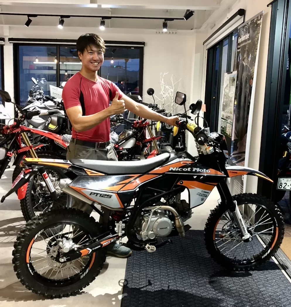 納車　ニコットPT125