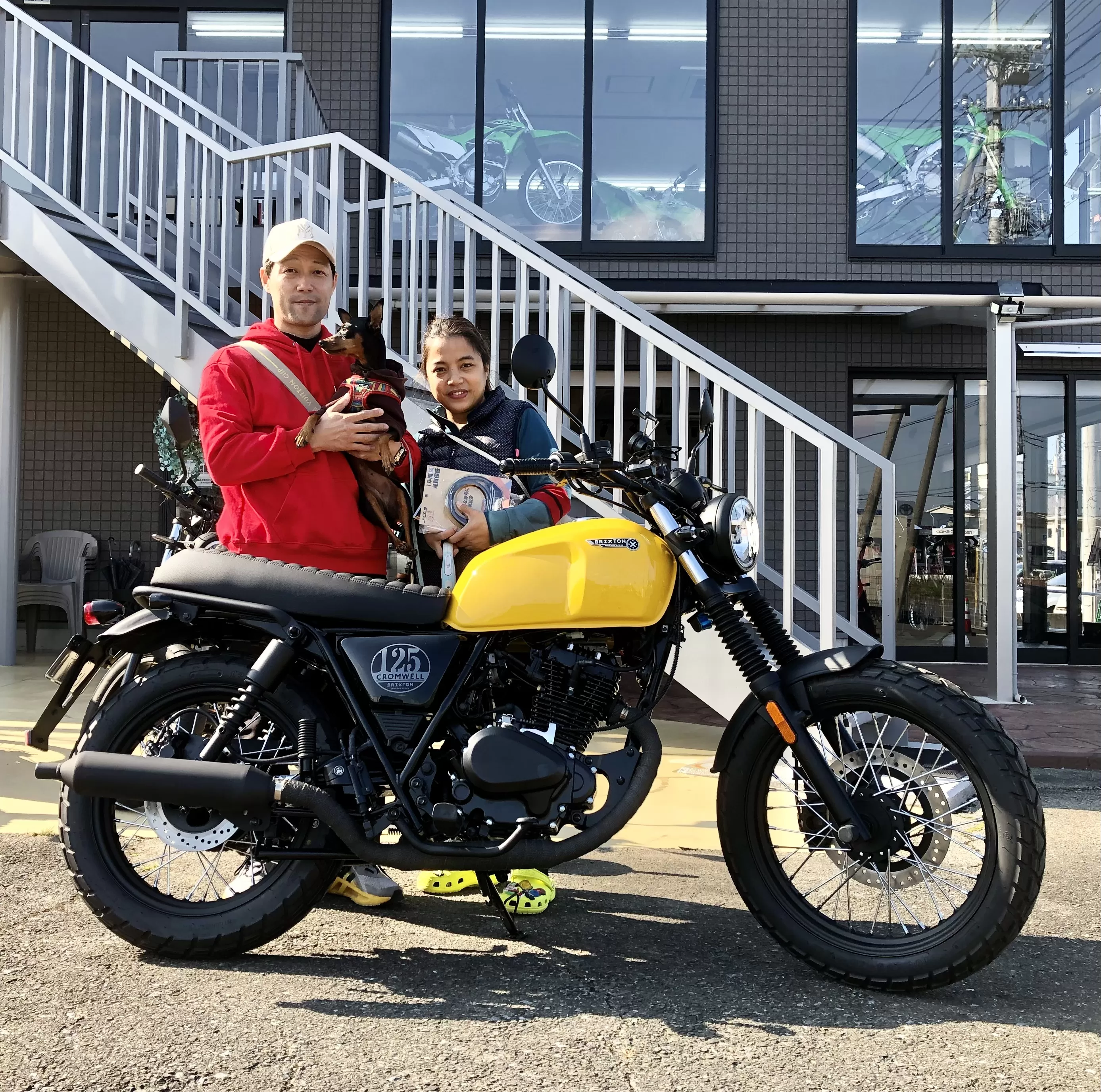 納車#ブリクストン#クロムウェル125