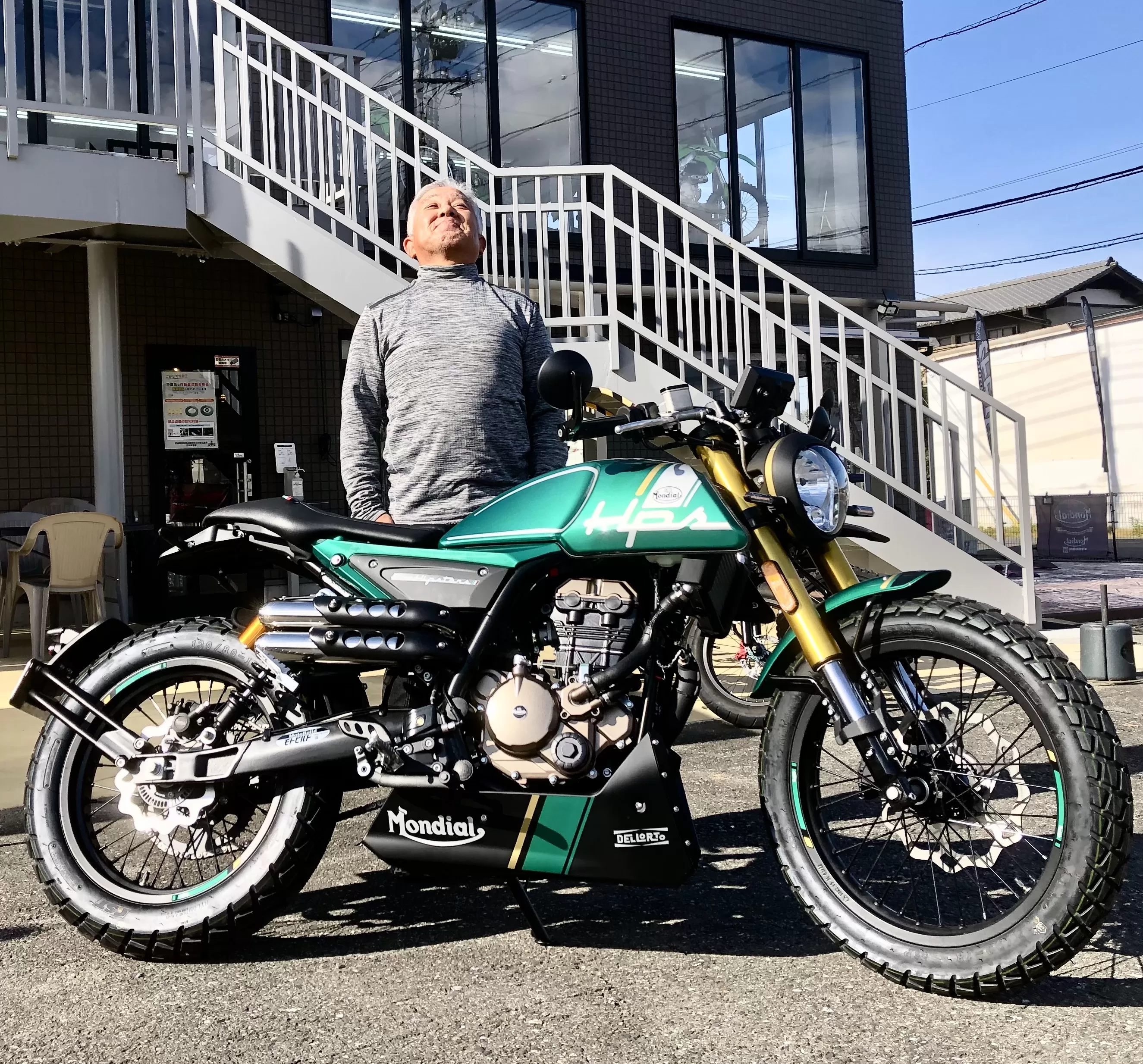 納車#HPS125#モンディアル