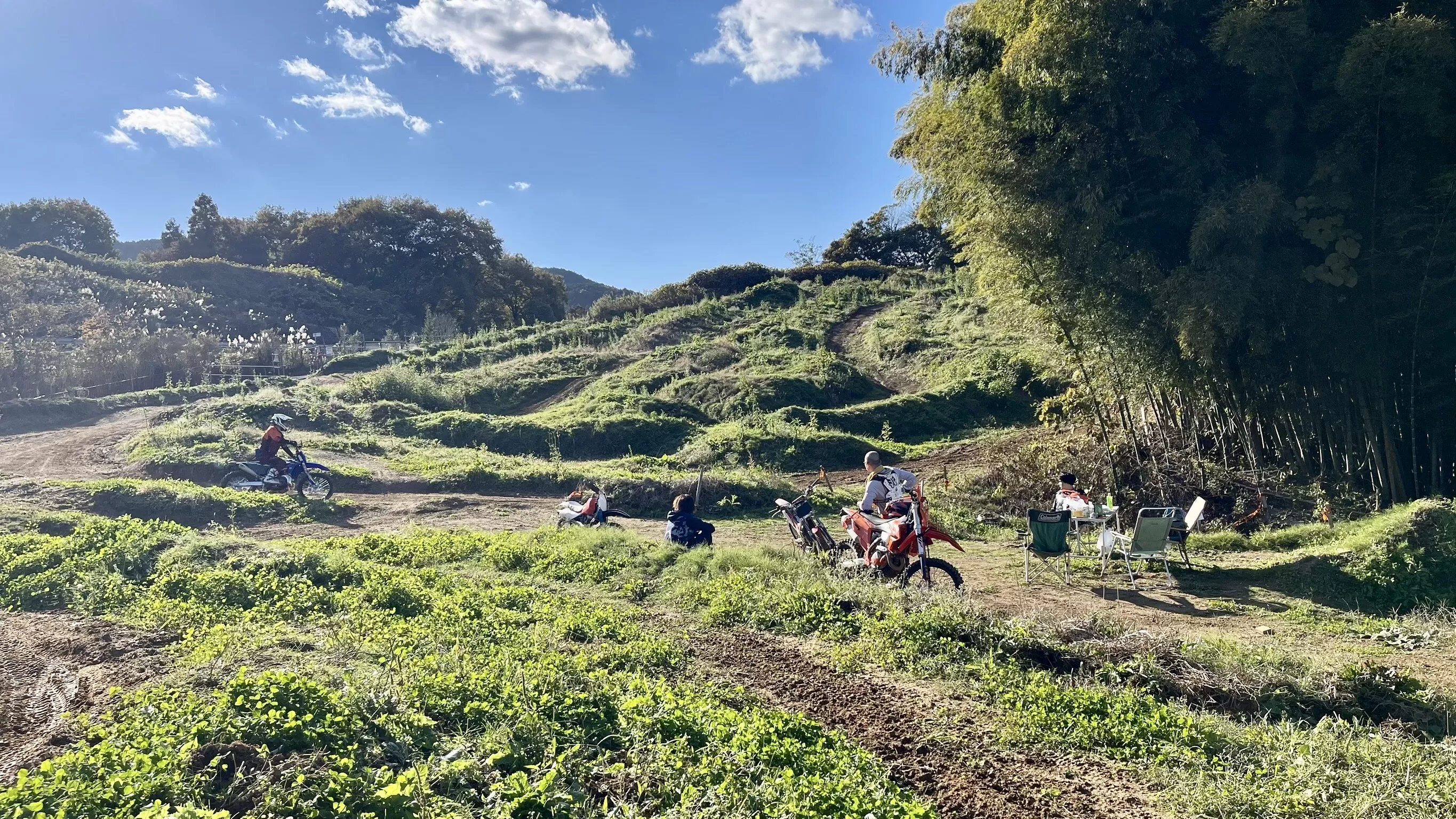 11月晩秋　モトビルドオフロード練習コース