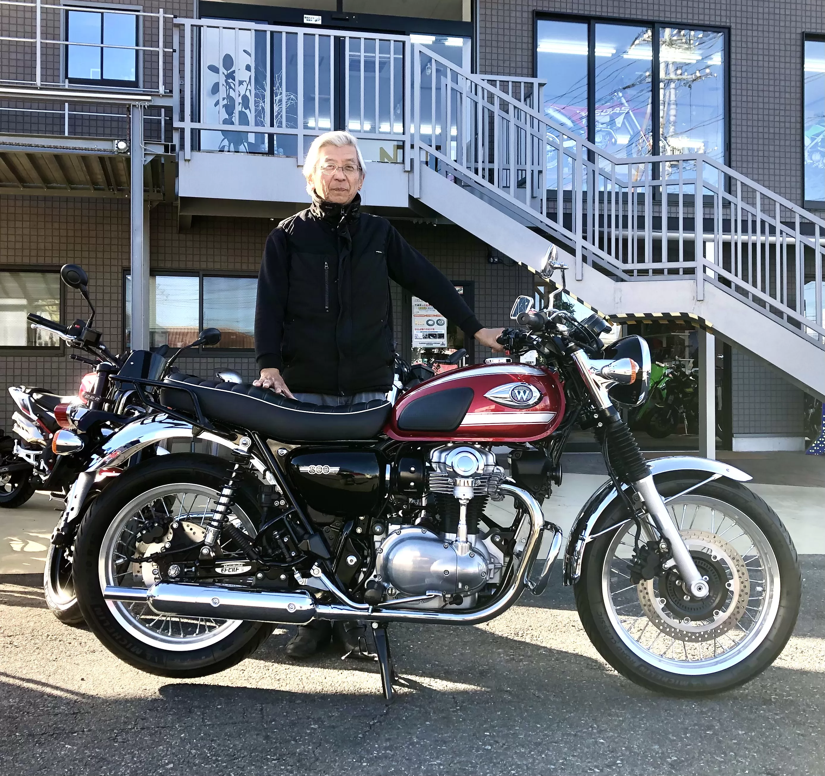 納車#W800 