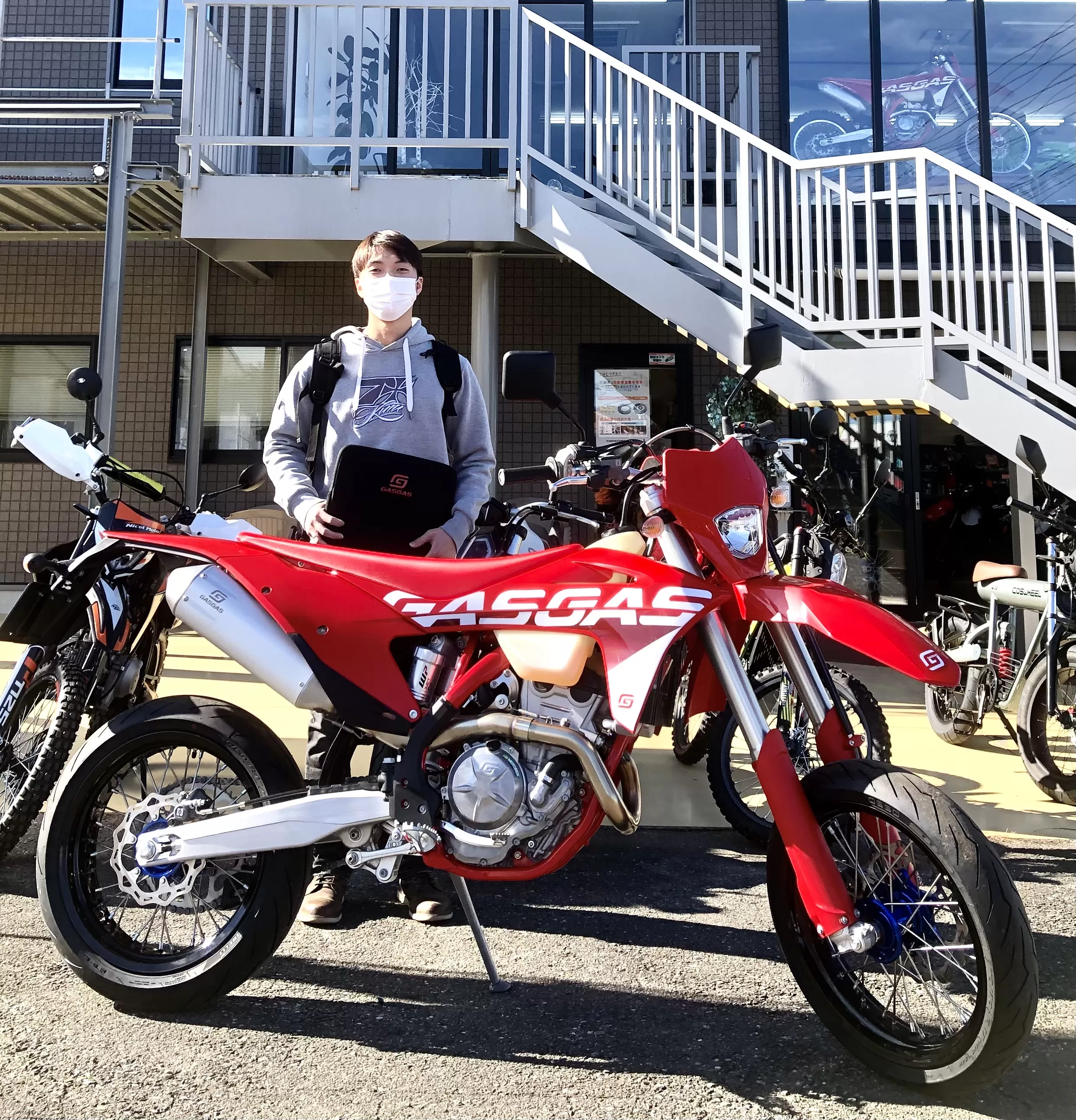 納車#ガスガス#EC250F モタード