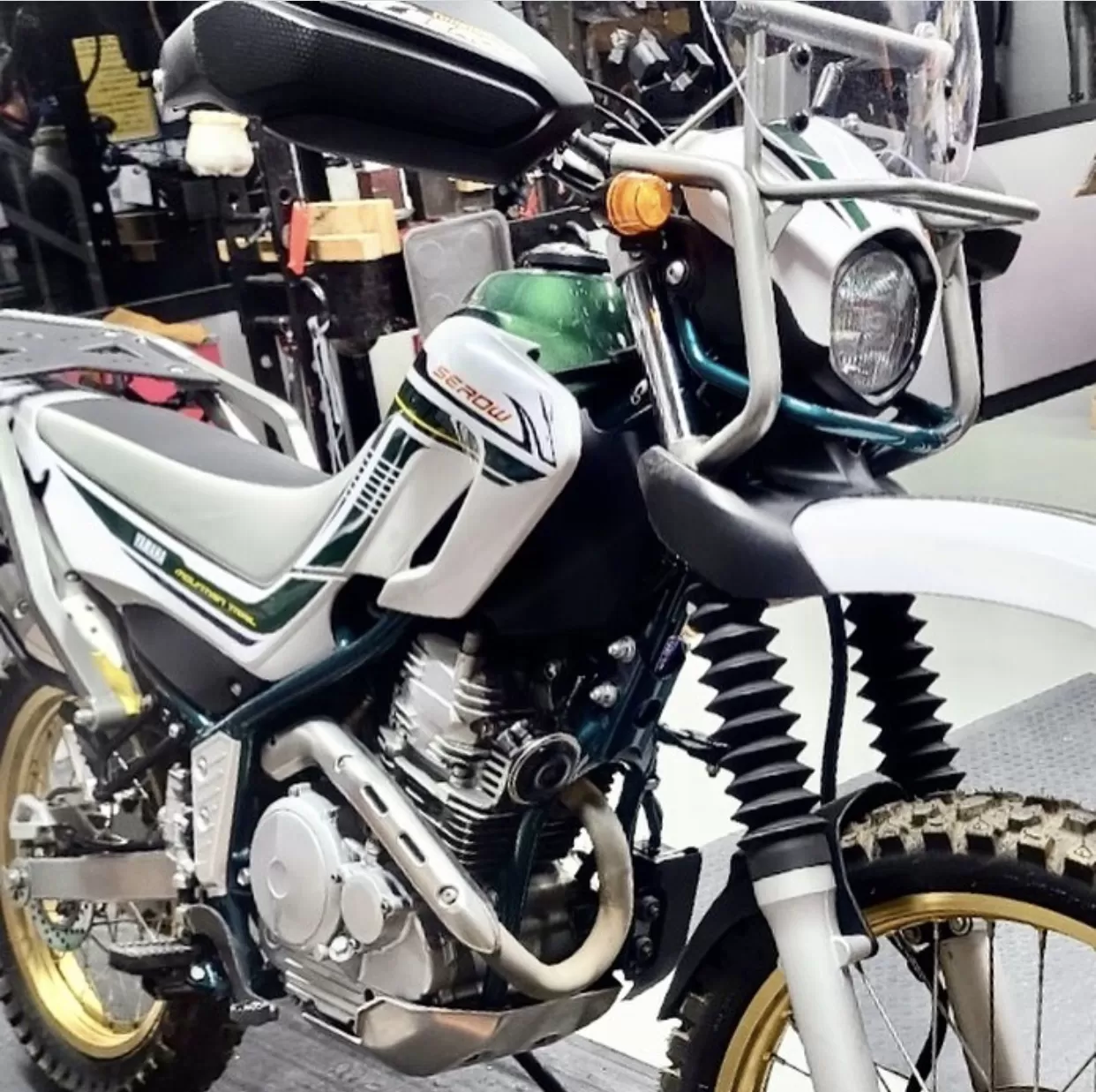 セロー、さらにオフ走行特化