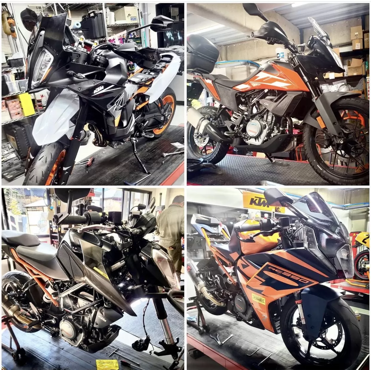 KTM納車整備やらアフターサービスやら