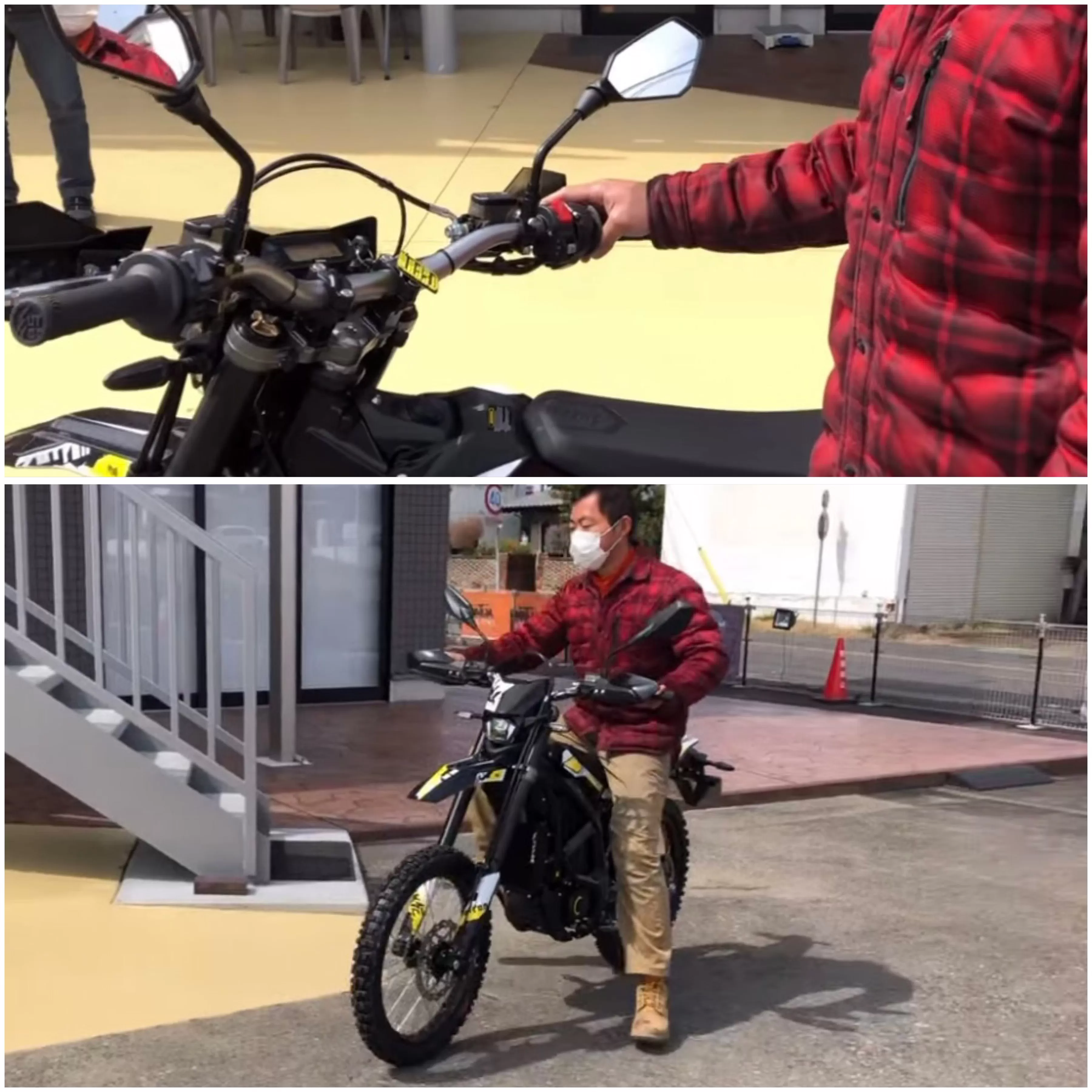 逆回転のできる自動二輪！電動サーロン