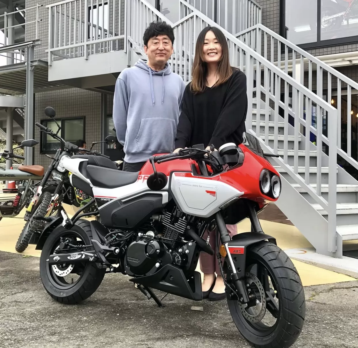 納車#パピオxo1 レーサー　125cc