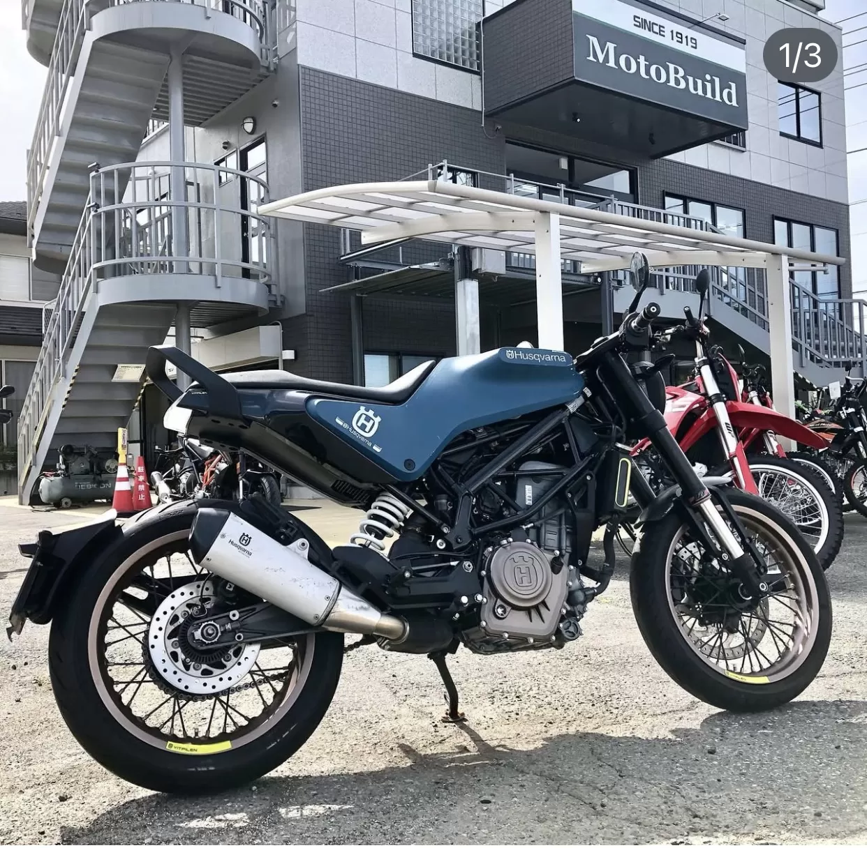 転倒修理#ハスクバーナ　ビットピレン