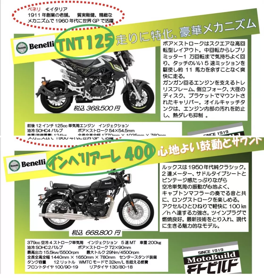 ベネリファンティック【大洗出展　展示車両のご案内4