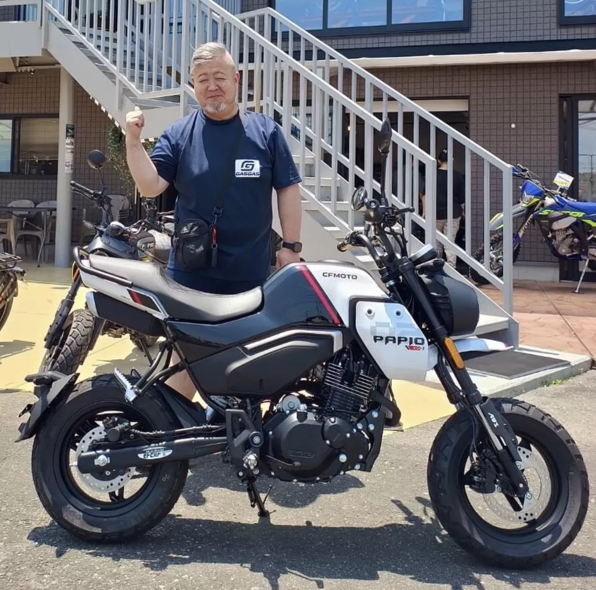 納車#CFmoto #パピオトレイル