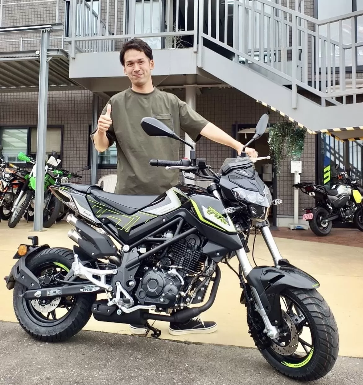 納車#ベネリ#TNT125