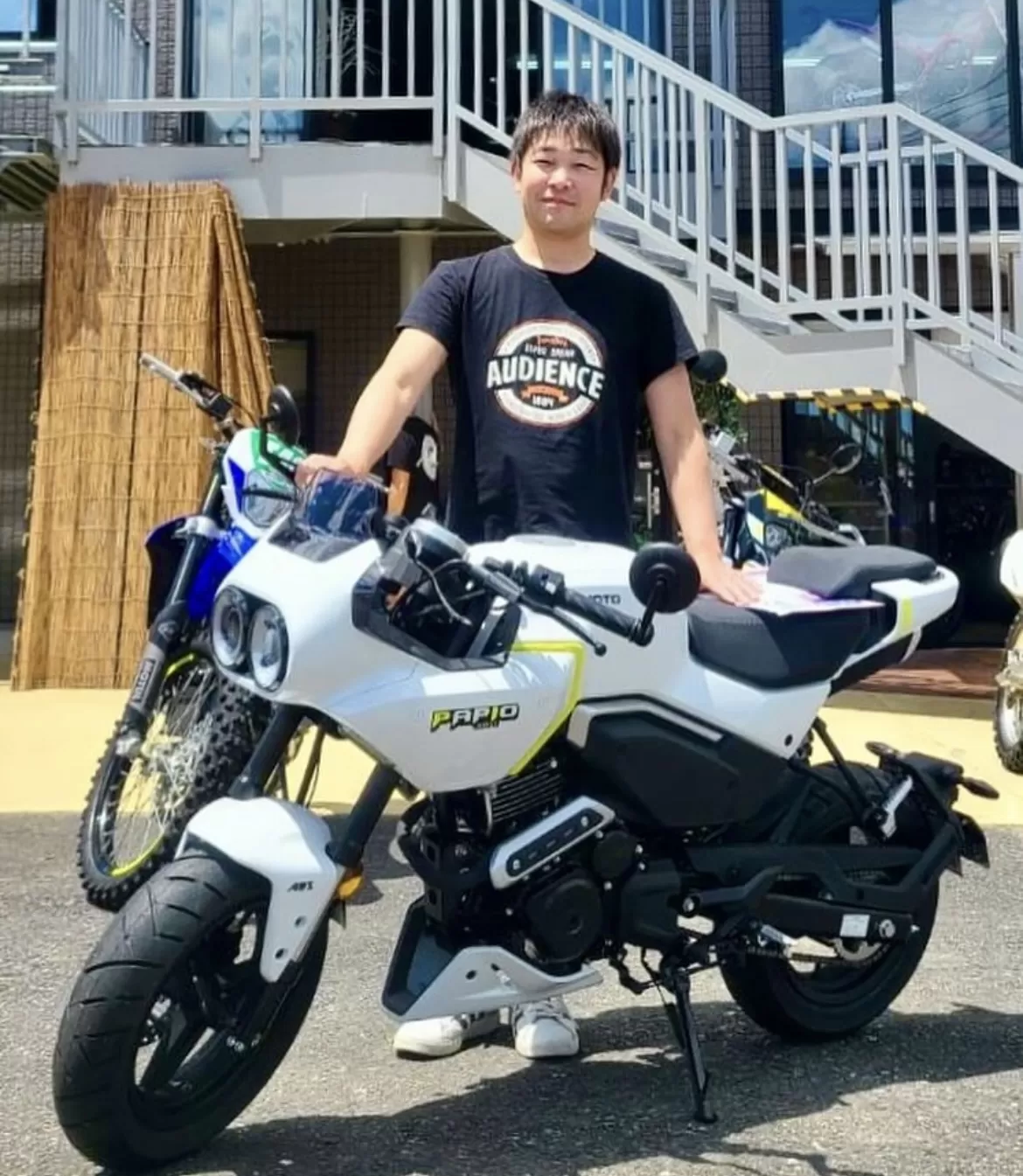 納車#CFMOTO パピオレーサー