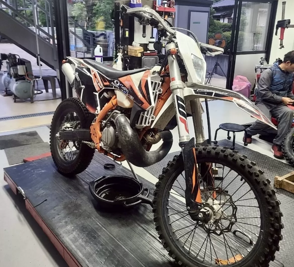 エンジン止まらず#KTM#250EXCtpi  