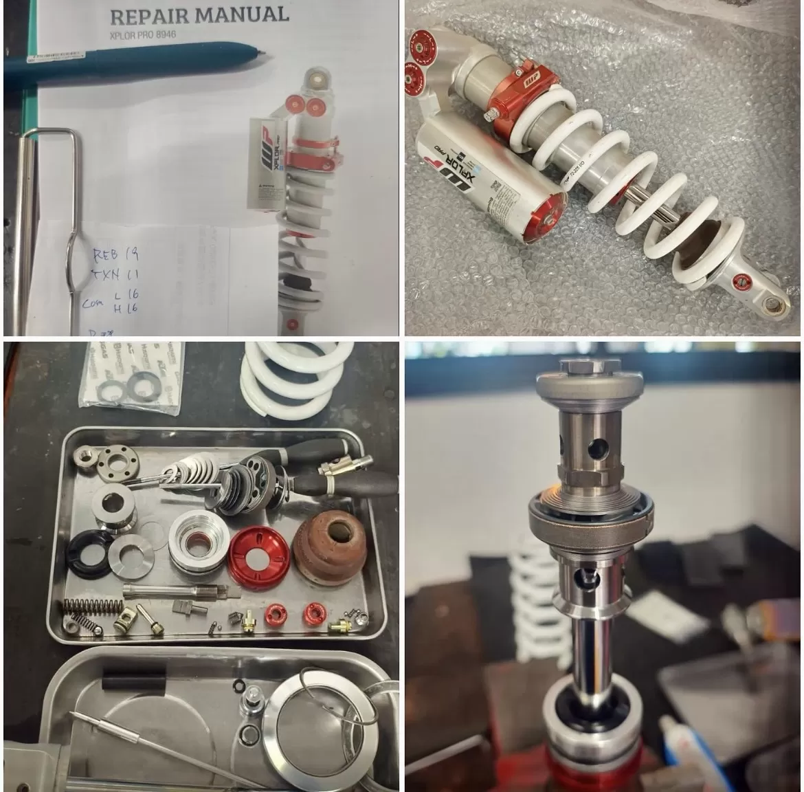 リヤショックOH