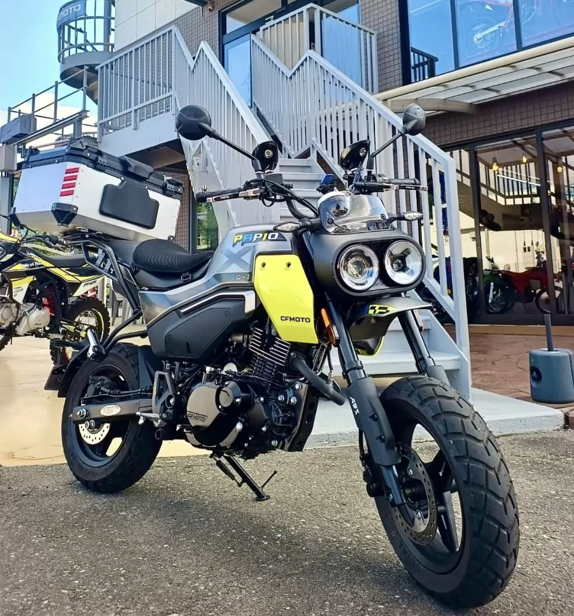 納車cfmoto パピオxo2トレイル