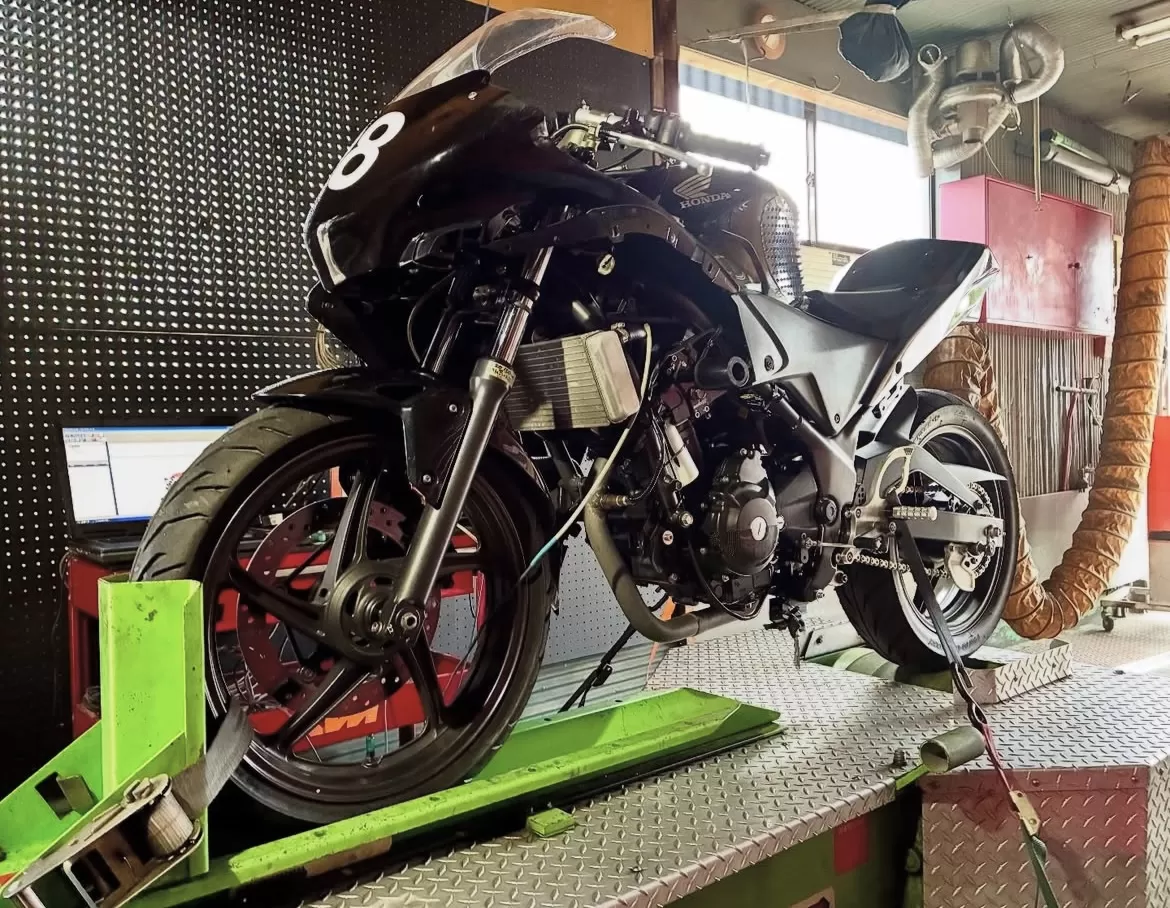 #シャーシダイナモ測定#CBR250Rスポーツ