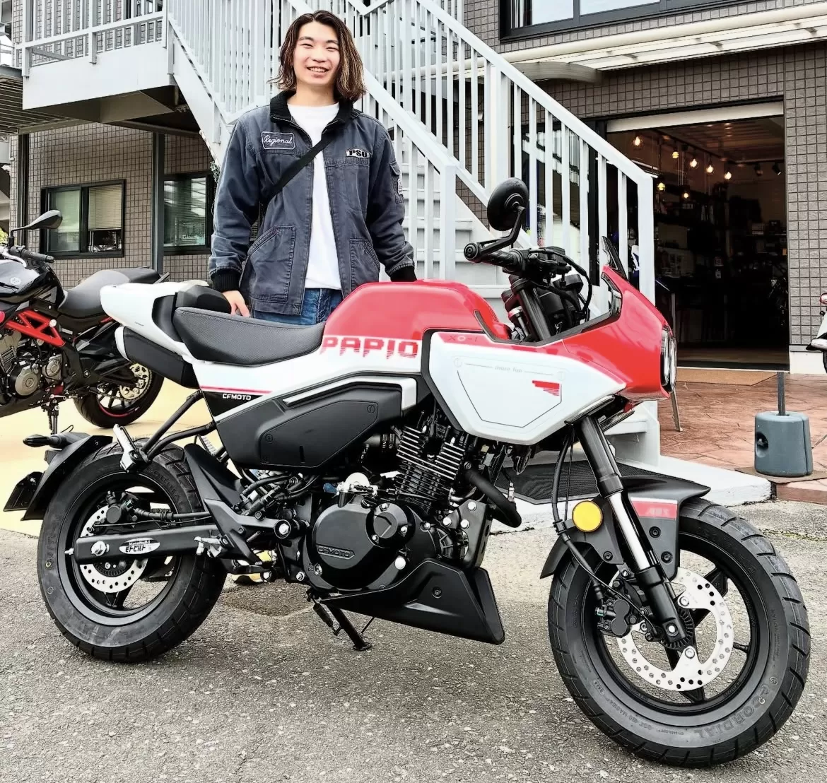 納車#cfmoto#papio_xo1 