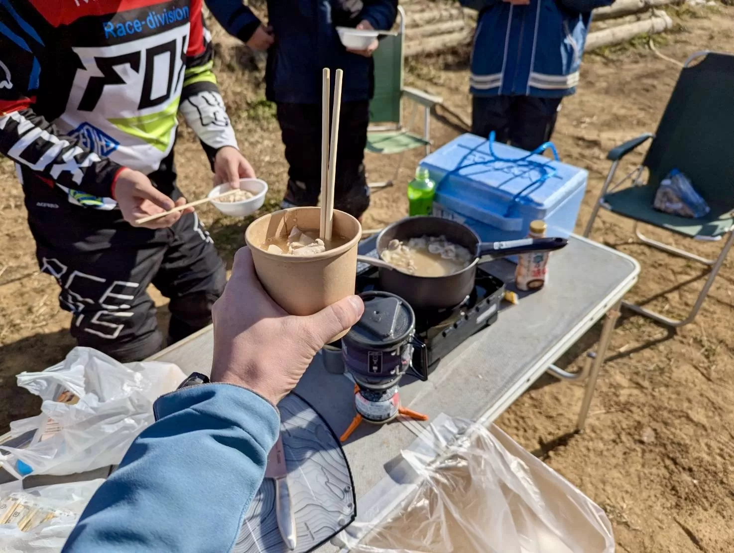 １月モトビルコース✖️豚汁