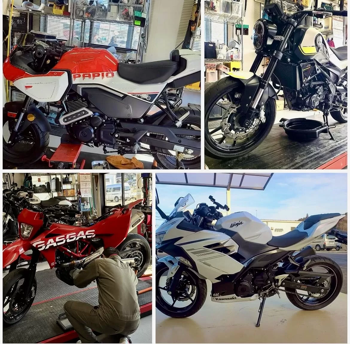 #ニンジャ400 転倒修理ほか