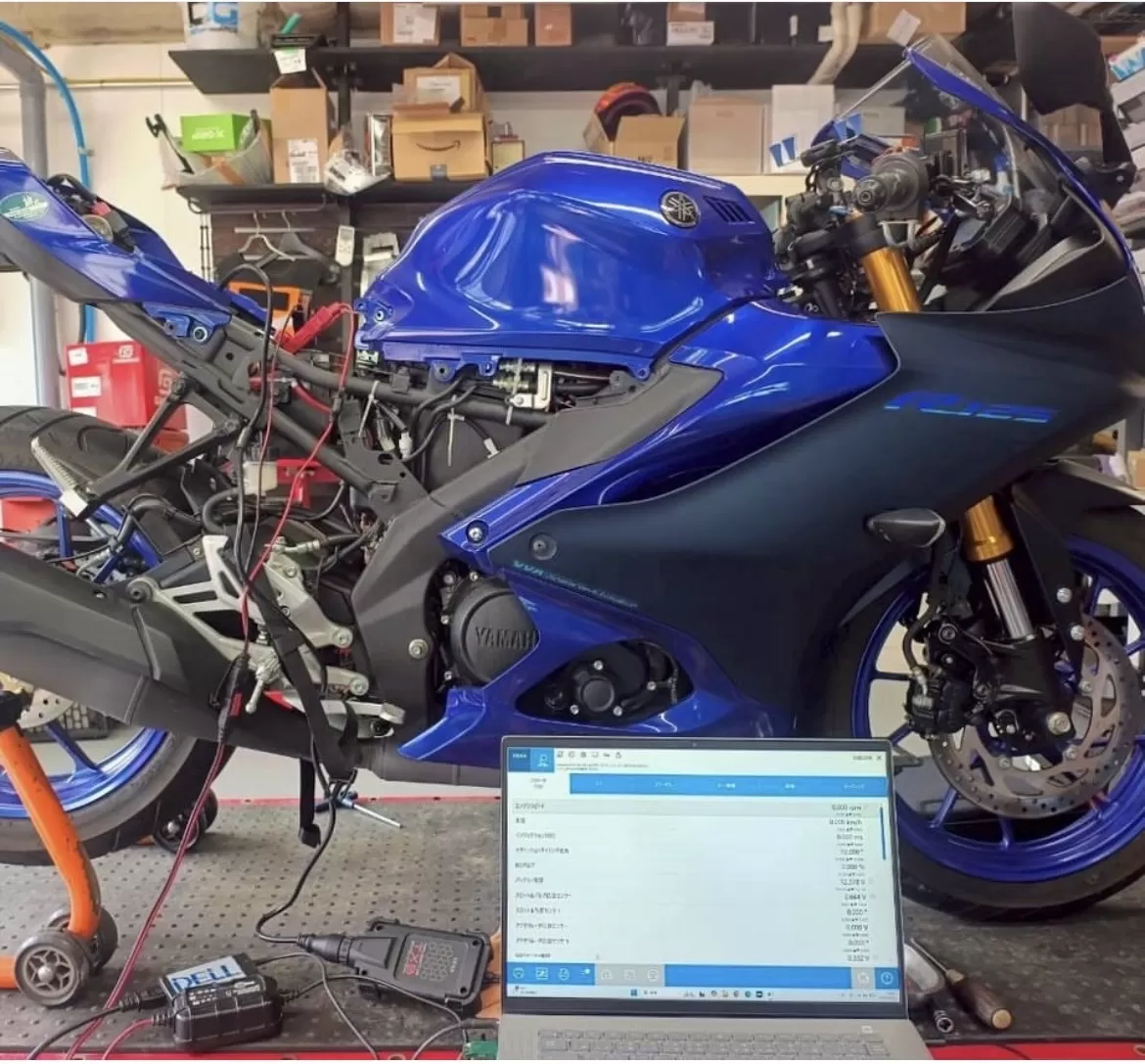 #YZFR125 リコール及び12ヶ月点検