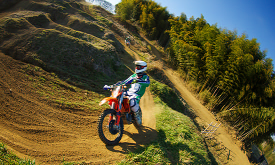 オフロードコースを使ったイベント